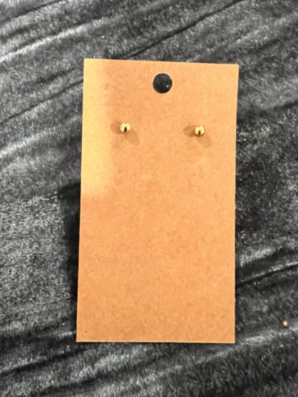 Gold Ball Stud Earrings - Women Jewelry